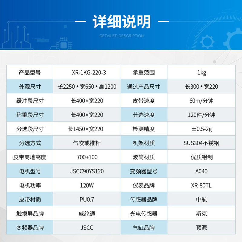 工厂全自动检重秤智能动态称重机高精度金属检测机多级重量分选机,淘宝优惠券,粉丝福利购,淘宝优惠卷