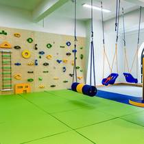 Custom Indoor Parenting Early Education Center Sports Protection Upholstered Crawling Soft Bag Ground Mat PVC leather Environmental Protection Indoor