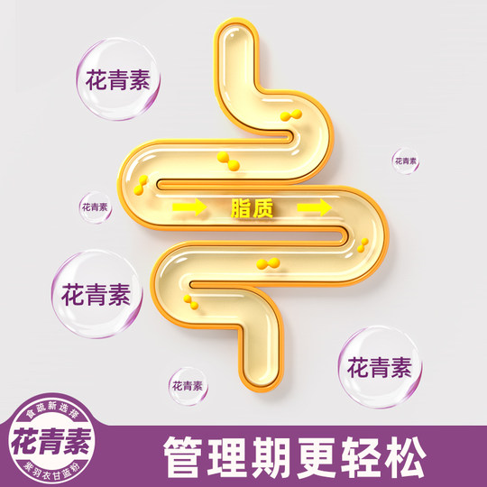 Fibra dietética de antocianinas rosadas de col rizada morada de Bingtian