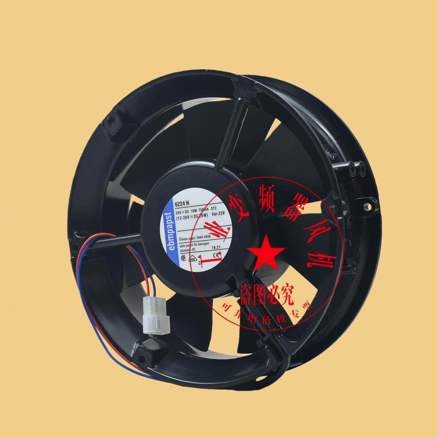 Brand new original imported from Germany TYP 6224N 24V 18W inverter fan
