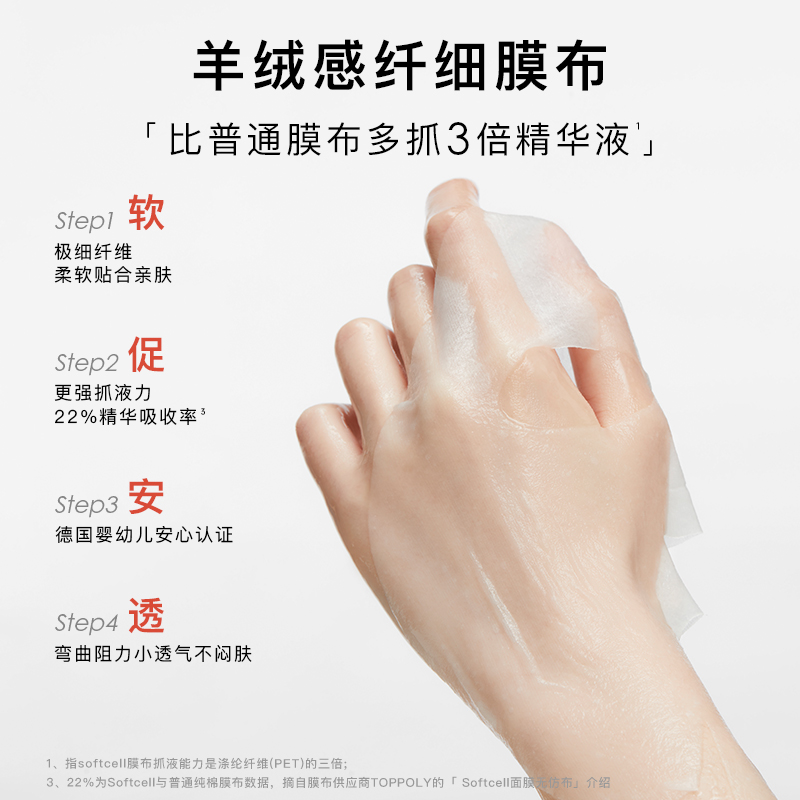 GONIM高觅韩国蓝睡莲复活草面膜补水风暴保湿玻尿酸修护去黄气
