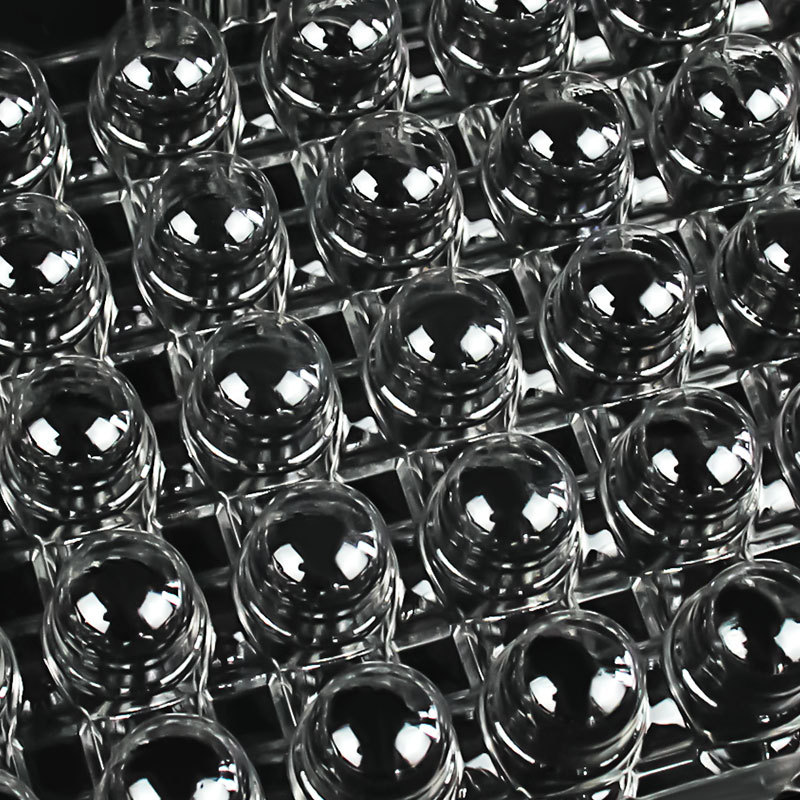 西元吸塑托盘50格圆形吸塑盒通用现货五金电子塑料吸塑盘零件托盘 - 图3