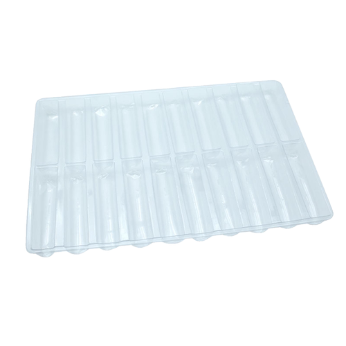 20格长条五金电子零件吸塑底盘包装盒工厂直发可定制吸塑底托PVC - 图3