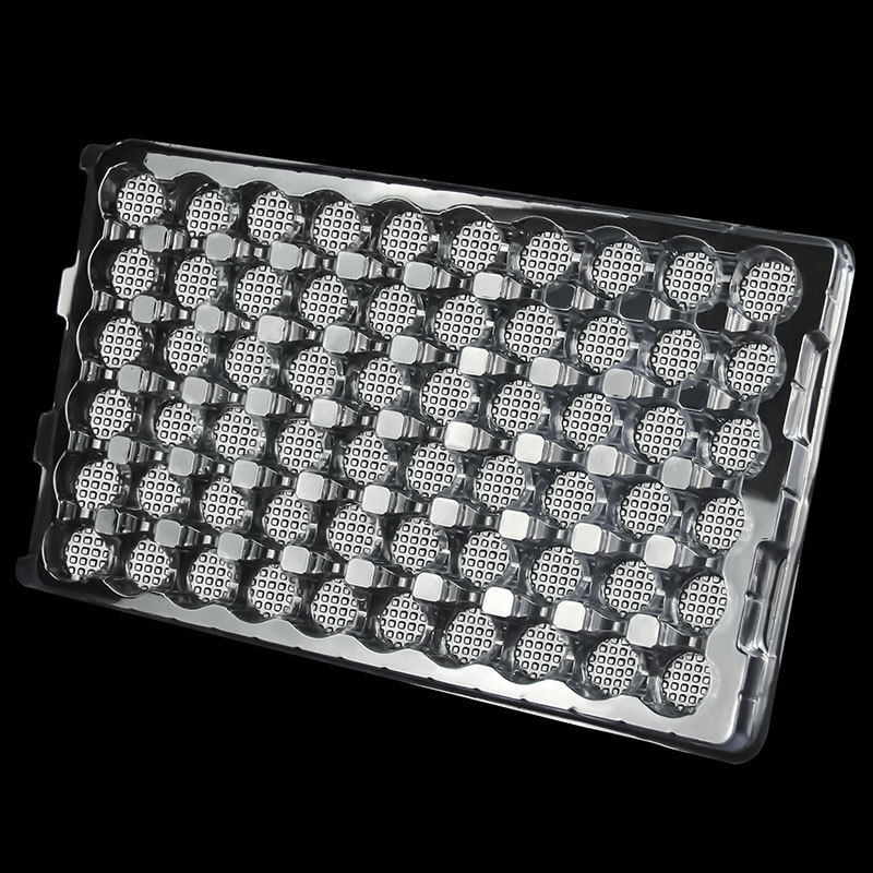 现货PVC/PET吸塑托盘五金电子60格圆托盘金属零件塑料周转底托盒,淘宝优惠券,粉丝福利购,淘宝优惠卷