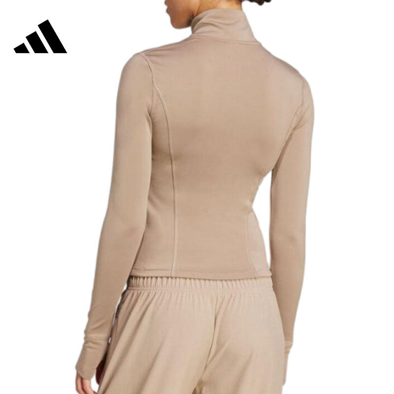 劲浪体育adidas阿迪达斯女子运动休闲立领修身夹克健身外套JW2815,淘宝优惠券,粉丝福利购,淘宝优惠卷