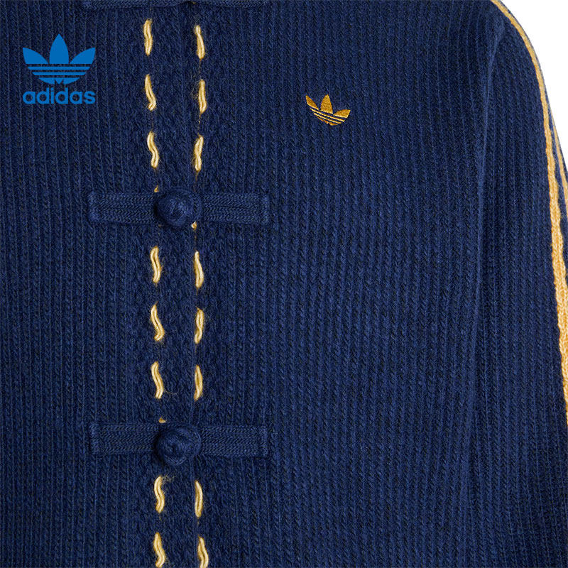 劲浪adidas阿迪达斯三叶草CNY新年款男女中式立领夹克外套KR5064,淘宝优惠券,粉丝福利购,淘宝优惠卷