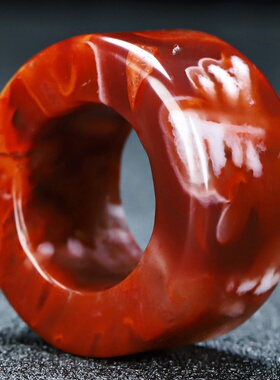 玉思缘南红玛瑙凉山天然玛瑙戒指