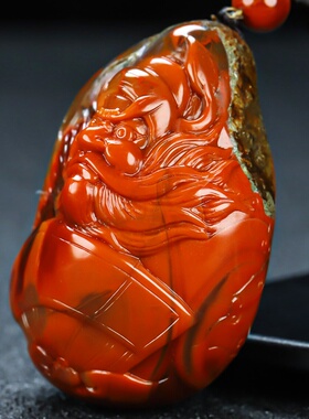 玉思缘男女南红玛瑙原石雕刻