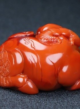 玉思缘天然凉山属相四川南红吊坠