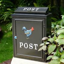 Letterbox Wall-mounted Wall Eurostyle Outdoor Doorway Villa Retro Post Mailboxes Letter Boxes Newspaper Box Home Mailboxes