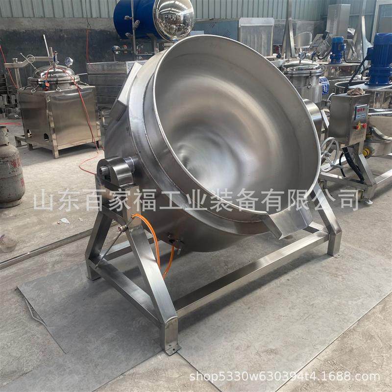 定制工业化糖熬糖搅拌锅卤驴肉不锈钢夹层锅山楂球电加热炒制机器,淘宝优惠券,粉丝福利购,淘宝优惠卷