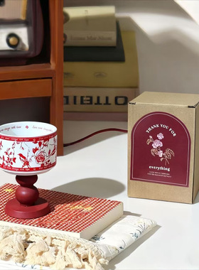 中古ins喜鹊陶瓷高脚杯蜡