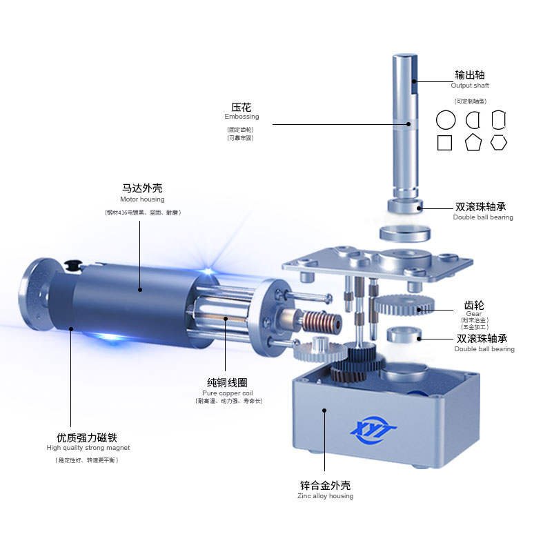 5840-36ZY涡轮蜗杆微型自锁调速低速马达12V24V直流减速电机