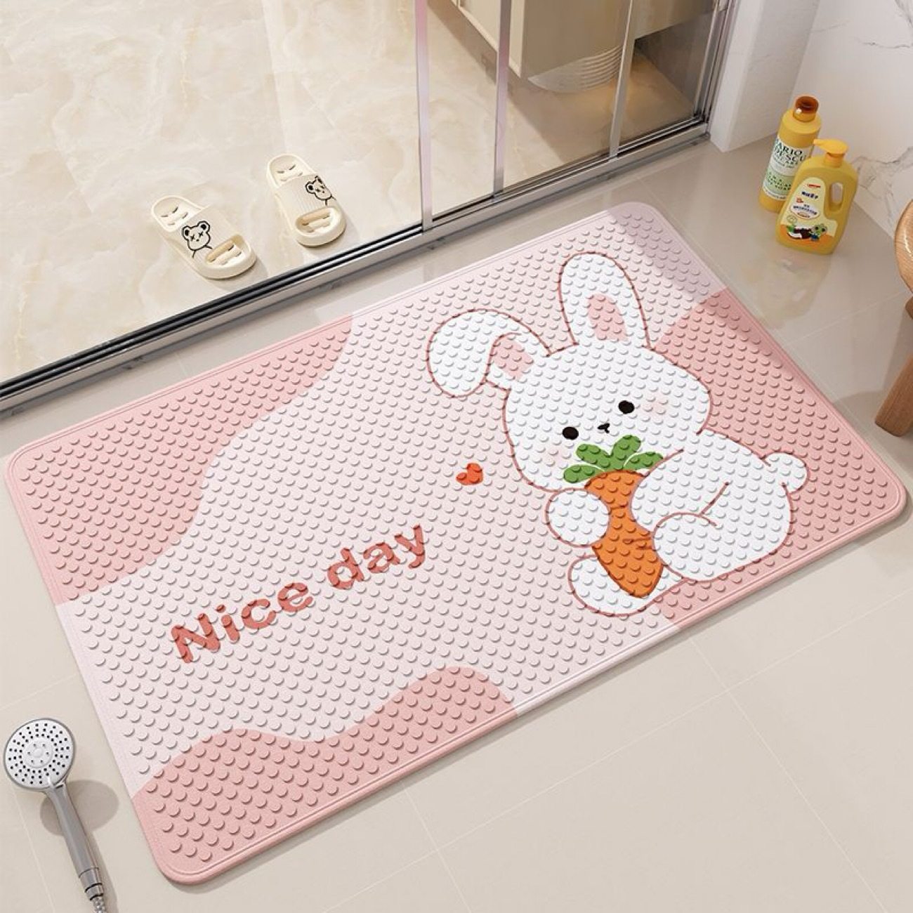 浴室防滑垫卫生间儿童洗澡专用吸盘脚垫厕所地垫孕妇宝宝淋浴地毯,淘宝优惠券,粉丝福利购,淘宝优惠卷