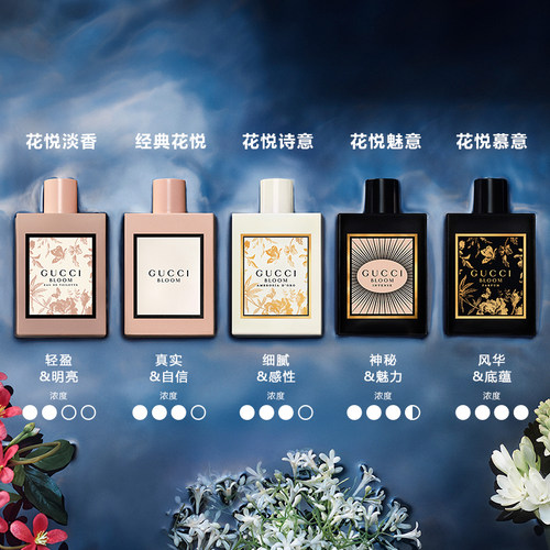 【520礼物】GUCCI古驰花悦女士淡香水BLOOM甜橙花茉莉香调 - 图2