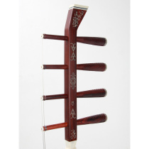 Mongolian Four Hut Bass Four Hu Mongolian Red Wood Copper Rod Bass Four Hurrah String Instrument Sheep Leather Quadruhu Accessories