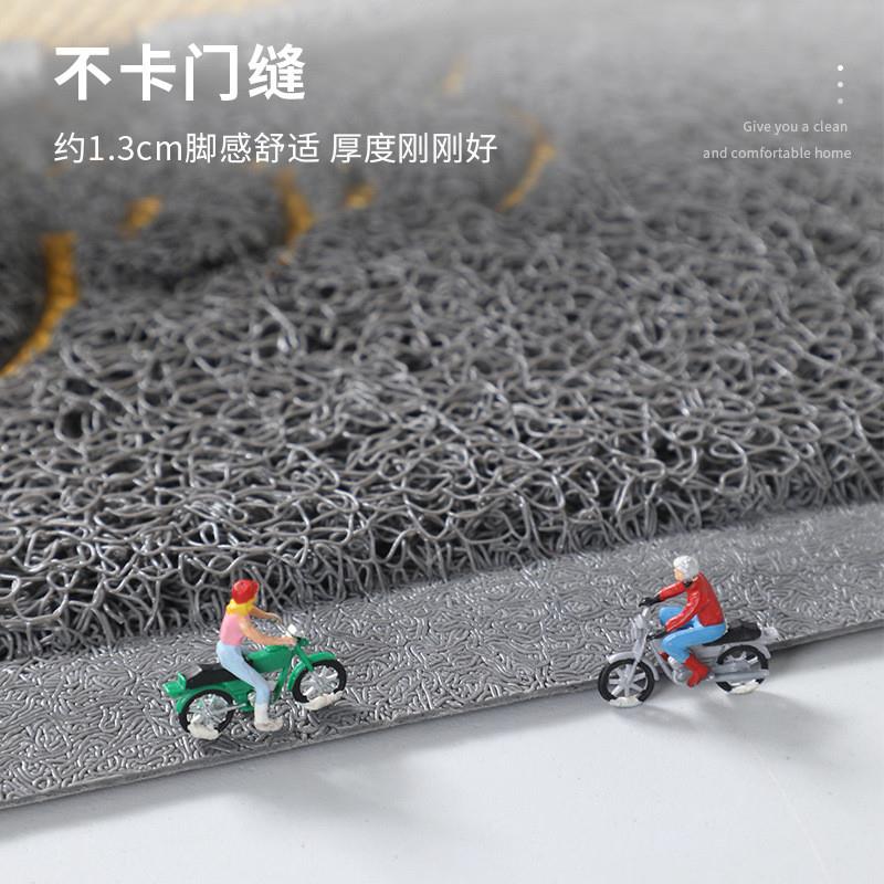 家用地垫进门玄关脚垫入户门垫出入平安防滑特厚地毯定制门口蹭 - 图1