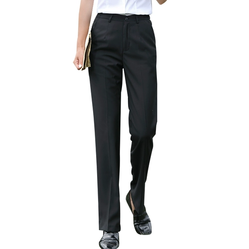 Осенние штаны, костюм, высокая талия, свободный прямой крой, большой размер, по фигуре