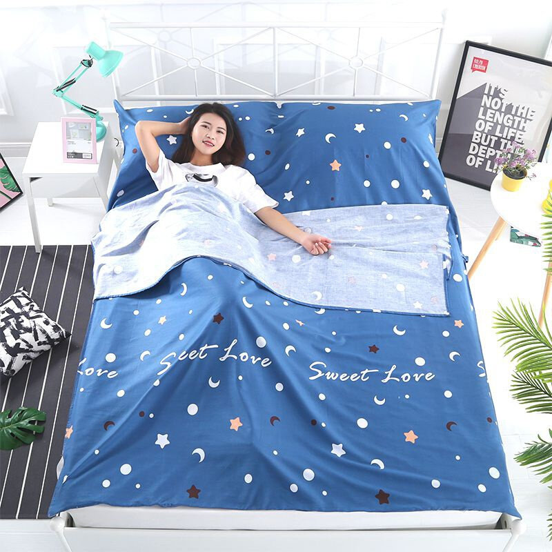 极速酒店隔脏睡袋双人旅行纯棉出差大人宾M馆旅游外出牀单可携式,淘宝优惠券,粉丝福利购,淘宝优惠卷