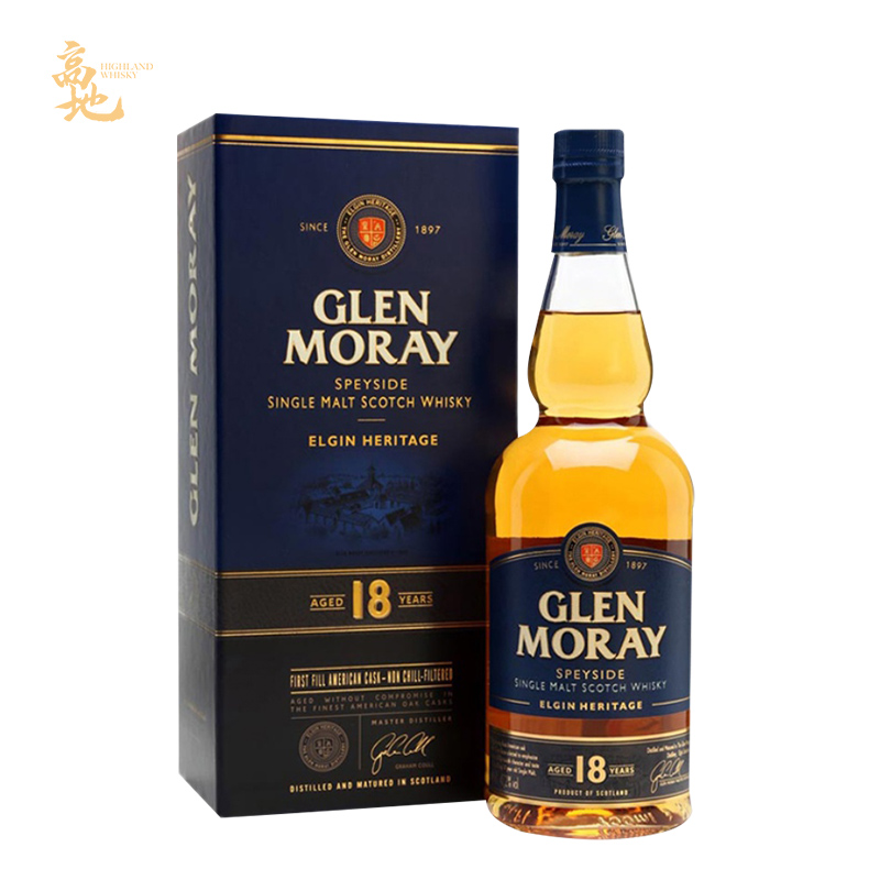 【高地】格兰莫雷18年英国原装进口单一麦芽威士忌洋酒Glen Moray - 图2