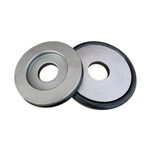 解放J6P前桥主销羊角立轴盖板JH6堵盖J7J6L转向节油封黄油嘴螺丝 - 图1