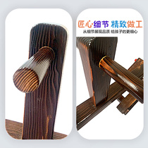 The Burning Turnkey equipment Corruption of the Exterior Flat Play J Teething Wooden Seesaw Seesaw Wood Garden Day Anti-Wood Feel Carbon Plate & Balance
