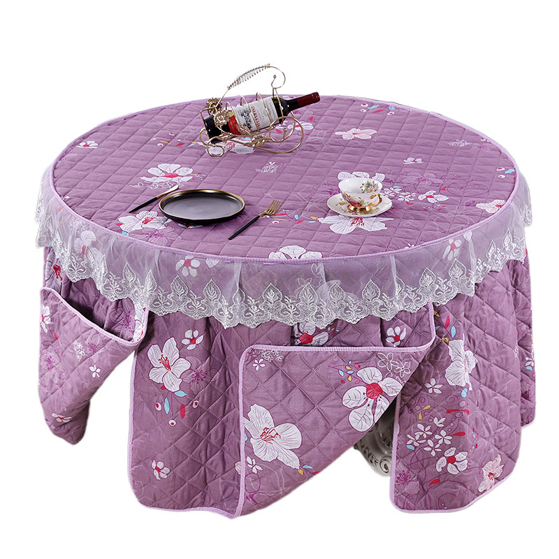 哚嘻嗳加厚圆形烤火罩套椭圆餐桌棉罩小圆取暖桌布大圆桌电炉罩子,淘宝优惠券,粉丝福利购,淘宝优惠卷
