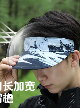 GUMAO夏季无顶运动帽子跑步马拉松吸汗遮阳空顶帽防晒网球帽男女