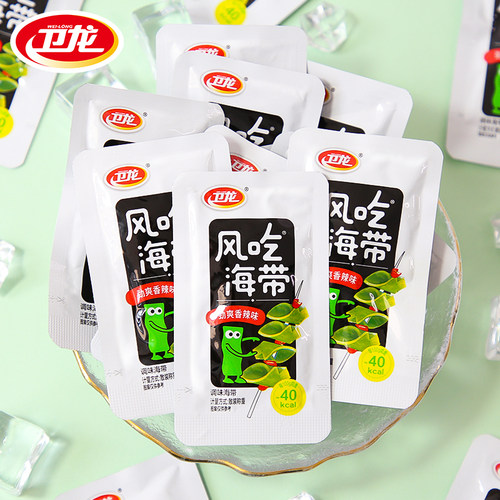 卫龙风吃海带散装麻辣海带片即食辣味下饭菜零食小吃休闲网红食品 - 图2