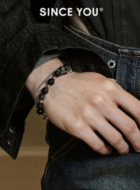 sinceyou银曜石手链小众高级感