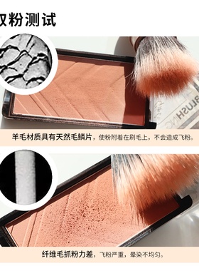 纯羊毛点彩刷，伸缩款更便携。