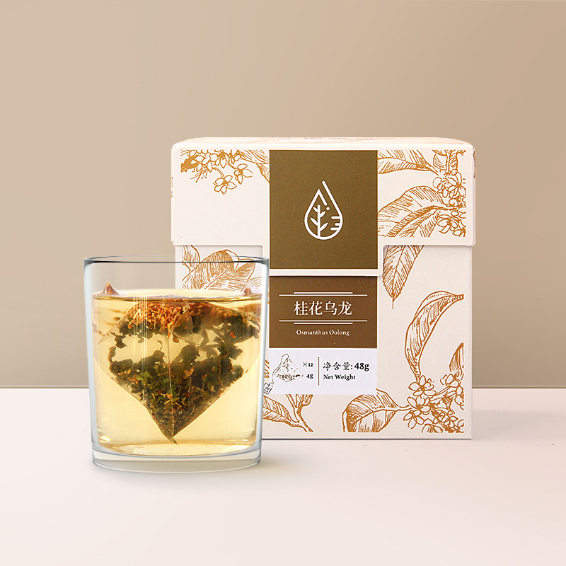 Inwe因味桂花乌龙茶组合茶包花茶叶金萱独立三角袋泡桂花茶 二妹食屋的小店 淘优券