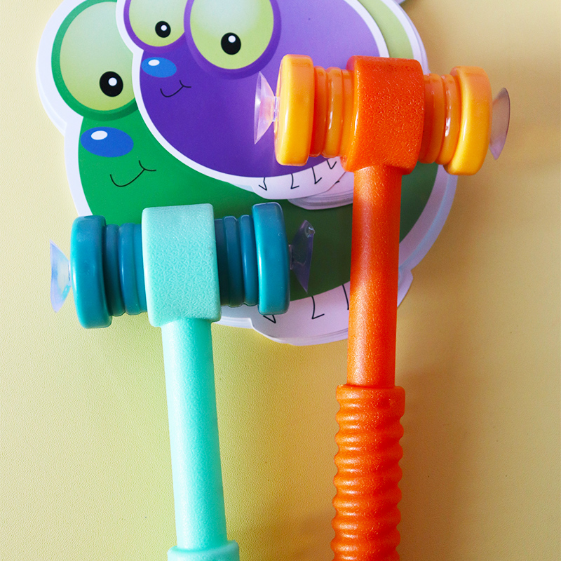 双头吸盘打地鼠锤子教具早教幼儿园儿童英语互动玩具游戏敲击道具 - 图1