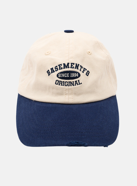 BASEMENTFG复古刺绣棒球帽男女撞色鸭舌帽街头潮流264010159030