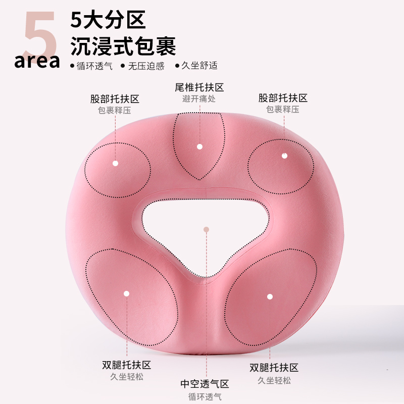 孕妇坐垫缓解尾椎产妇顺产产后侧切撕裂月子座垫办公室减压痔疮垫