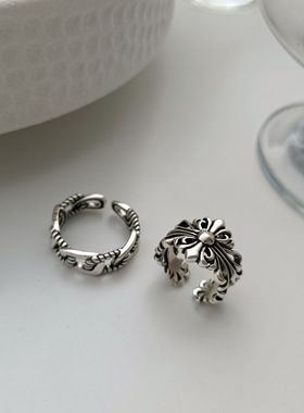 欧美潮流复古做旧新款泰银链扣