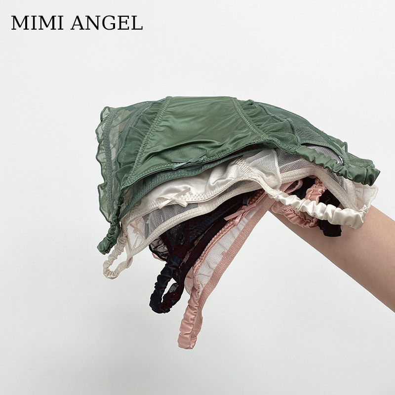 mimi angel纯欲风性感蕾丝低腰内裤 mimiangel女三角裤