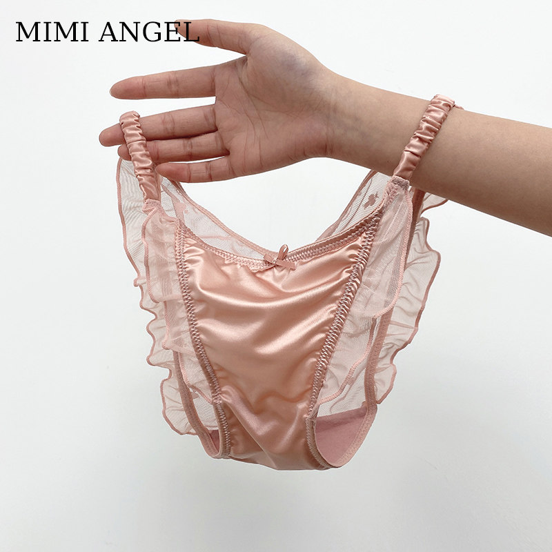 mimi angel纯欲风性感蕾丝低腰内裤 mimiangel女三角裤