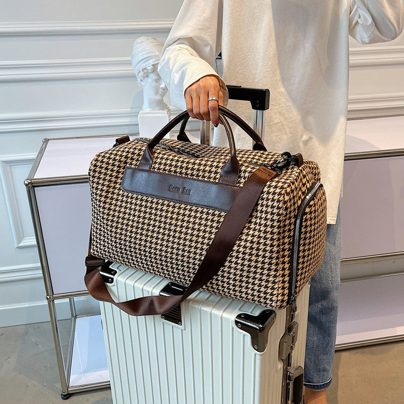 女短途轻便旅游行李袋大容量旅行包 北潮旅行袋