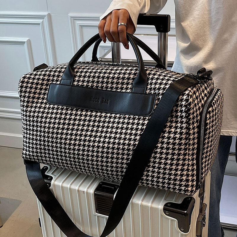 女短途轻便旅游行李袋大容量旅行包 北潮旅行袋