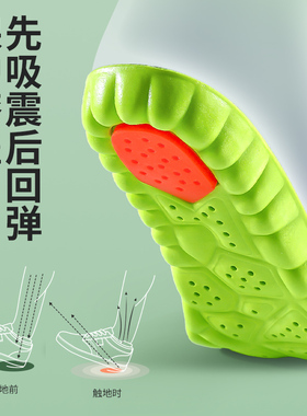 【旅游鞋专用鞋垫】运动气垫减震
