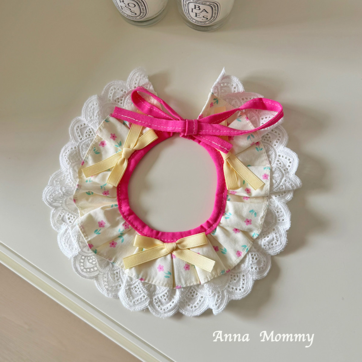 黄色系可爱宠物蕾丝花边蝴蝶结口水巾猫咪围脖狗狗围巾小猫围嘴,淘宝优惠券,粉丝福利购,淘宝优惠卷