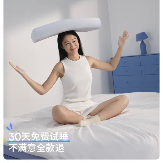 圣诞节礼物蓝盒子小蓝枕N2记忆棉枕头学生宿舍成人酒店深睡眠枕芯