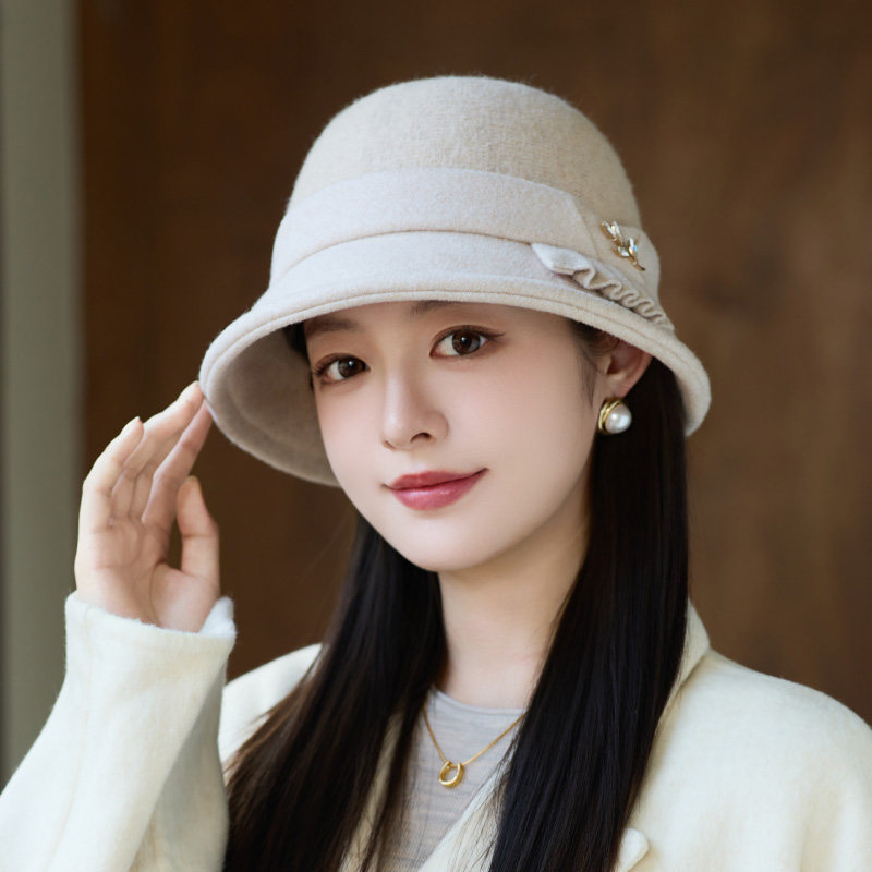 秋冬季中老年人帽子女妈妈盆帽加厚保暖羊毛呢礼帽冬天婆婆奶奶帽,淘宝优惠券,粉丝福利购,淘宝优惠卷