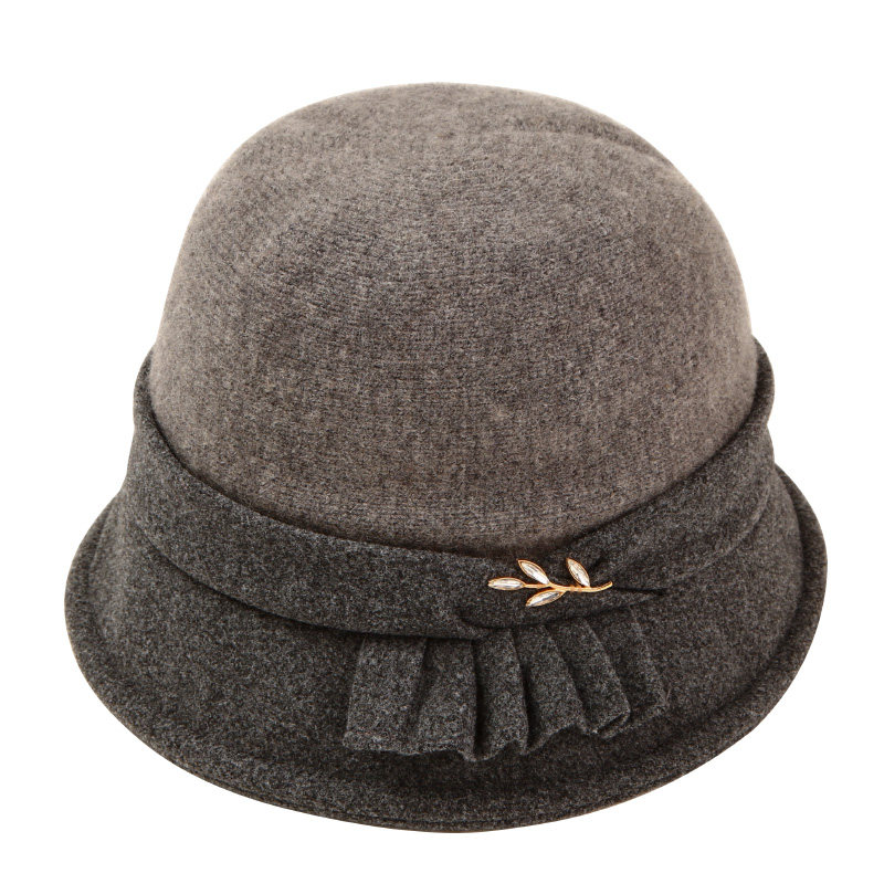 秋冬季中老年人帽子女妈妈盆帽加厚保暖羊毛呢礼帽冬天婆婆奶奶帽,淘宝优惠券,粉丝福利购,淘宝优惠卷