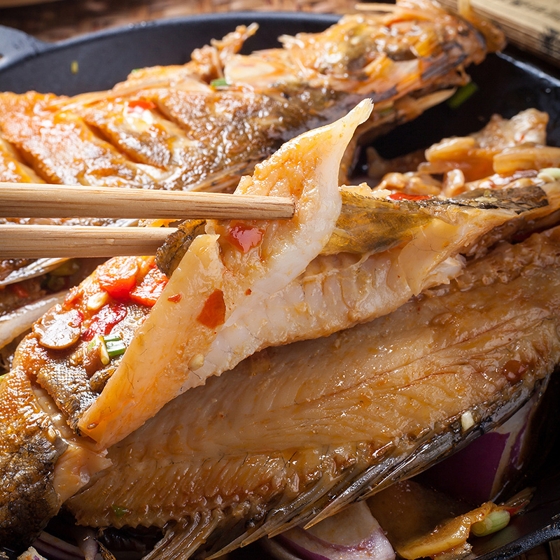 廖妹子臭鳜鱼450gx1包人气农产品水产腌制食用臭桂鱼烹调淡水鱼 - 图1