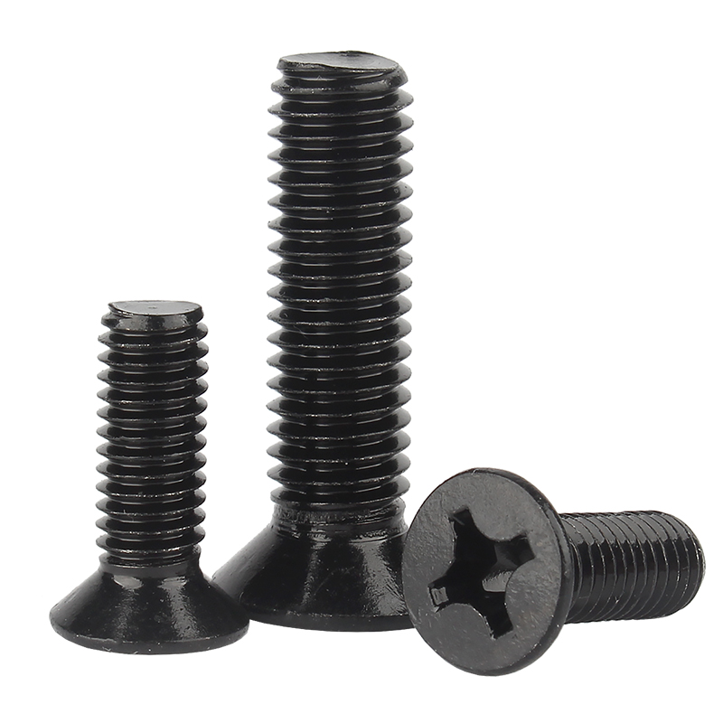 沉头螺丝黑色304不锈钢十字平头螺丝钉配件大全M2/M2.5M3M4M5M6M8 - 图3