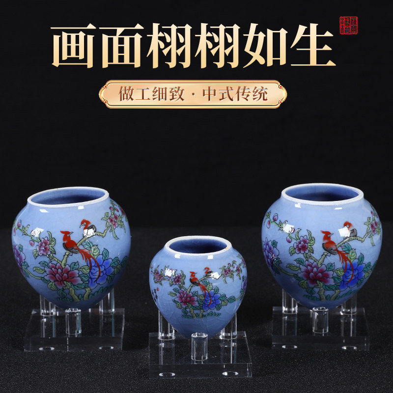 画眉鸟食罐鸡心杯水缸盒槽鸟笼杯新款瓷碗画眉鸟食杯粘1.8杯把,淘宝优惠券,粉丝福利购,淘宝优惠卷