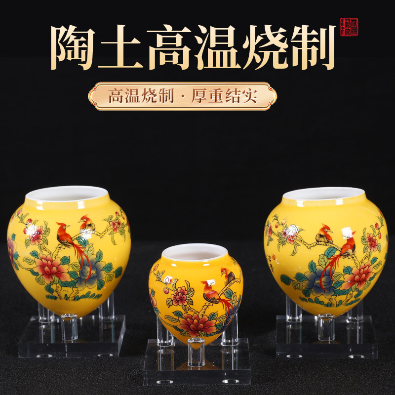 画眉鸟食罐鸡心杯水缸盒槽鸟笼杯新款瓷碗画眉鸟食杯粘1.8杯把,淘宝优惠券,粉丝福利购,淘宝优惠卷