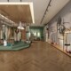 Imitation wood floor fishbone lotus soft light wood grain tiles